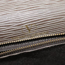 VALENTINO Shoulder Bag Leather Brown Gold Auth bs26800-10
