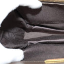 VALENTINO Shoulder Bag Leather Brown Gold Auth bs26800-20