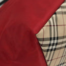 BURBERRY Nova Check Blue Label Tote Bag Nylon Red Auth bs26810-15