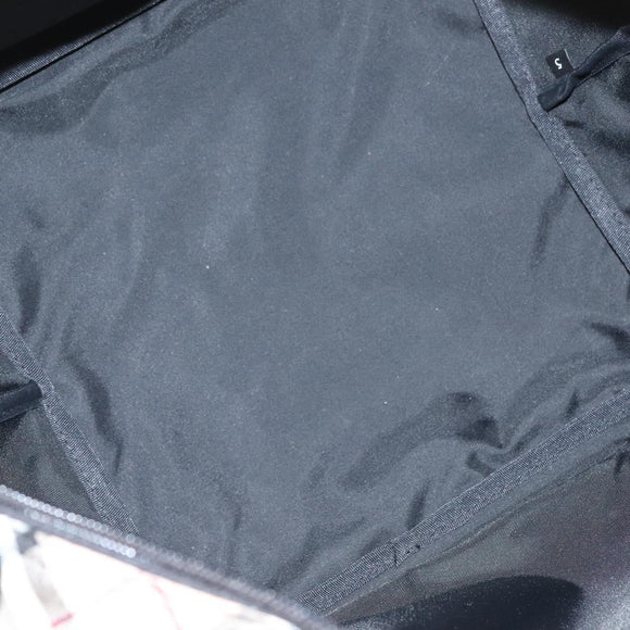 BURBERRY Nova Check Blue Label Tote Bag Nylon Red Auth bs26810