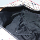 BURBERRY Nova Check Blue Label Tote Bag Nylon Red Auth bs26810-18