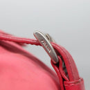 PRADA Shoulder Bag Nylon Pink Silver Auth bs26811-8