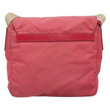 PRADA Shoulder Bag Nylon Pink Silver Auth bs26811 - 0