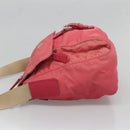 PRADA Shoulder Bag Nylon Pink Silver Auth bs26811-3