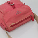 PRADA Shoulder Bag Nylon Pink Silver Auth bs26811-6