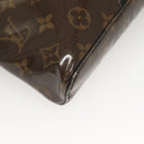 LOUIS VUITTON Monogram Glaze Messenger PM Bag Brown Black M43895 LV Auth bs26815-15