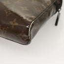 LOUIS VUITTON Monogram Glaze Messenger PM Bag Brown Black M43895 LV Auth bs26815-8