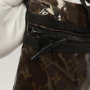 LOUIS VUITTON Monogram Glaze Messenger PM Bag Brown Black M43895 LV Auth bs26815-9
