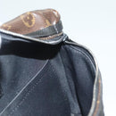 LOUIS VUITTON Monogram Glaze Messenger PM Bag Brown Black M43895 LV Auth bs26815-20