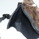 LOUIS VUITTON Monogram Glaze Messenger PM Bag Brown Black M43895 LV Auth bs26815-21