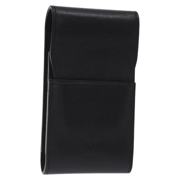 LOUIS VUITTON Nomad Etui cigarette Cigarette Case Black M85020 LV Auth bs26820