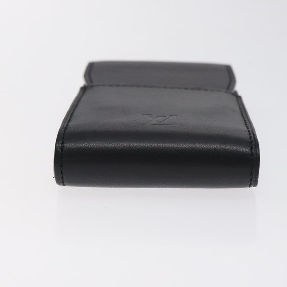 LOUIS VUITTON Nomad Etui cigarette Cigarette Case Black M85020 LV Auth bs26820