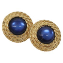 BALENCIAGA Earring Metal Gold Auth bs26822-1