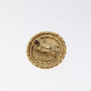 BALENCIAGA Earring Metal Gold Auth bs26822-7