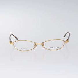 TIFFANY&Co. Glasses Plastic Gold Auth bs26823 - 0