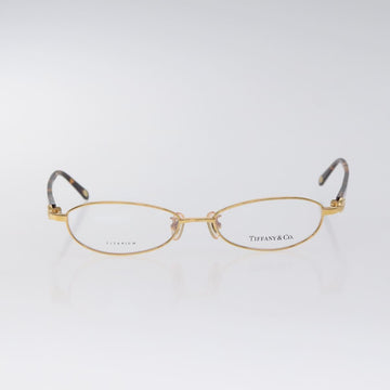 TIFFANY&Co. Glasses Plastic Gold Auth bs26823 - 0