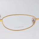 TIFFANY&Co. Glasses Plastic Gold Auth bs26823-6