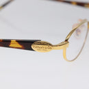TIFFANY&Co. Glasses Plastic Gold Auth bs26823-8