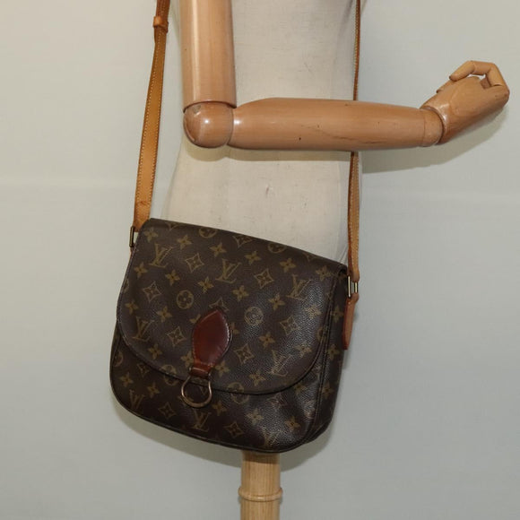 LOUIS VUITTON Monogram Saint Cloud GM Shoulder Bag M51242 LV Auth bs26826