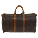 LOUIS VUITTON Monogram Keepall Bandouliere 50 Boston Bag M41416 LV Auth bs26829-2