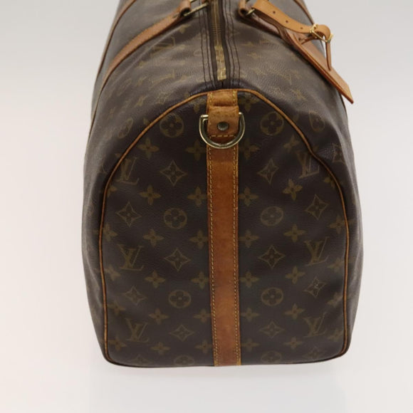 LOUIS VUITTON Monogram Keepall Bandouliere 50 Boston Bag M41416 LV Auth bs26829