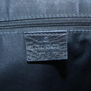 GUCCI GG Canvas Abbey Shoulder Bag Black Gold 131326 Auth bs26839-17