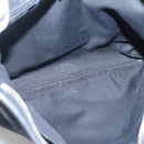 GUCCI GG Canvas Abbey Shoulder Bag Black Gold 131326 Auth bs26839-11