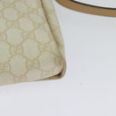 GUCCI GG Supreme Shoulder Bag PVC White Gold 223666 Auth bs26841-13