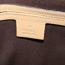 GUCCI GG Supreme Shoulder Bag PVC White Gold 223666 Auth bs26841-16