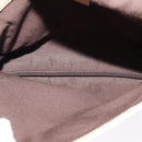 GUCCI GG Supreme Shoulder Bag PVC White Gold 223666 Auth bs26841-17