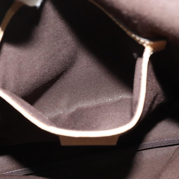 GUCCI GG Supreme Shoulder Bag PVC White Gold 223666 Auth bs26841