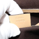 GUCCI GG Supreme Shoulder Bag PVC White Gold 223666 Auth bs26841-21