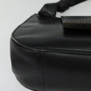 GUCCI Shoulder Bag Leather Black Silver 105375 Auth bs26842-9