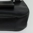 GUCCI Shoulder Bag Leather Black Silver 105375 Auth bs26842-14