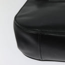 GUCCI Shoulder Bag Leather Black Silver 105375 Auth bs26842-15