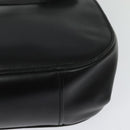GUCCI Shoulder Bag Leather Black Silver 105375 Auth bs26842-16