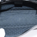 GUCCI Shoulder Bag Leather Black Silver 105375 Auth bs26842-11
