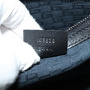 GUCCI Shoulder Bag Leather Black Silver 105375 Auth bs26842-12