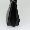 GUCCI Shoulder Bag Leather Black Silver 105375 Auth bs26842-3