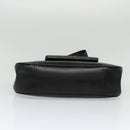 GUCCI Shoulder Bag Leather Black Silver 105375 Auth bs26842-5