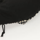 SAINT LAURENT Waist Bag Nylon Black White Auth bs26844-16