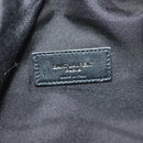 SAINT LAURENT Waist Bag Nylon Black White Auth bs26844-10