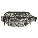 SAINT LAURENT Waist Bag Nylon Black White Auth bs26844-13