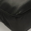 Salvatore Ferragamo Gancini Tote Bag Leather Black Gold Auth bs26846-9