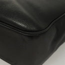 Salvatore Ferragamo Gancini Tote Bag Leather Black Gold Auth bs26846-11