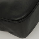 Salvatore Ferragamo Gancini Tote Bag Leather Black Gold Auth bs26846-15