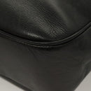 Salvatore Ferragamo Gancini Tote Bag Leather Black Gold Auth bs26846-13