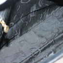 Salvatore Ferragamo Gancini Tote Bag Leather Black Gold Auth bs26846-11