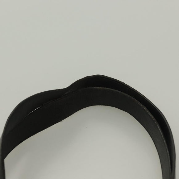 Salvatore Ferragamo Gancini Tote Bag Leather Black Gold Auth bs26846