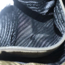 PRADA Hand Bag Nylon Khaki Silver Auth bs26850-22